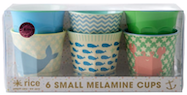 kids melamine sets of cups and plates
